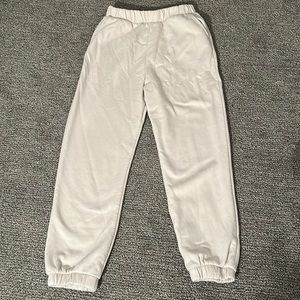 Zara cream sweatpants
